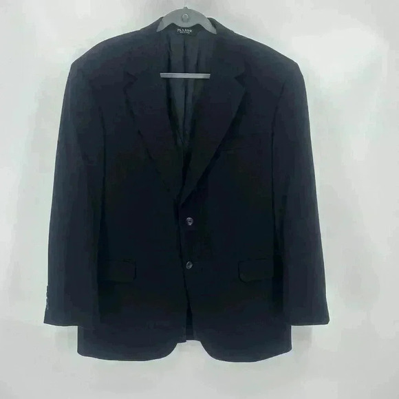 Jos A Bank 100% Cashmere Luxury Blazer Sport Coat Jacket Mens Size 43R Black - Picture 1 of 15